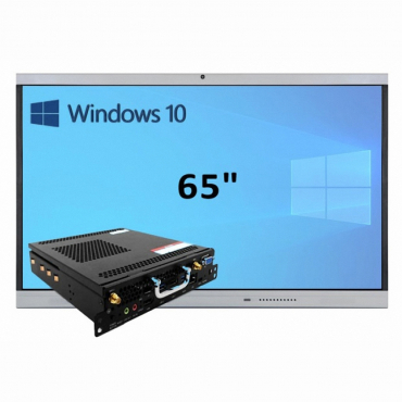 Интерактивная панель 65" (встроенный ПК Win10, Intel i5) - «globural.ru» - Пермь